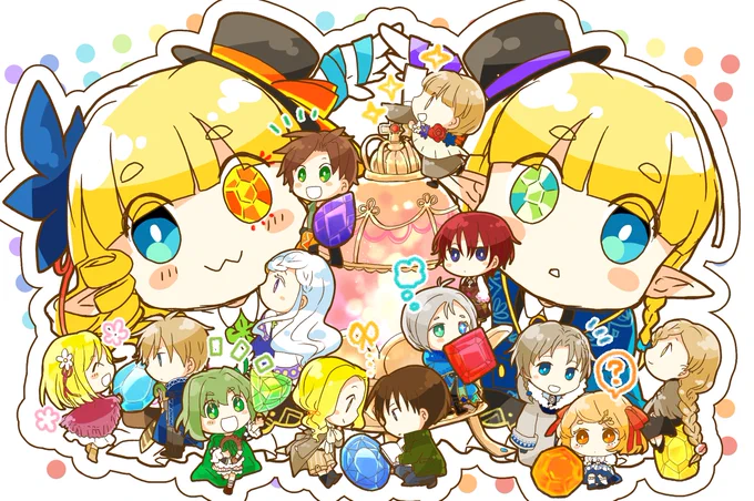 【ミニキャラバージョン】どのイラストが好みですか?▼アンケートもつなげるのでよろしければ!①アートワーク本など(目がわりと縦長)②歌ってみたコンピ「Bouquet」のおまけポスカ(ポップ)③「七色のオルゴール」おまけ絵(通常運転)④エアコミティアおつかれらくがき(手描き風) 