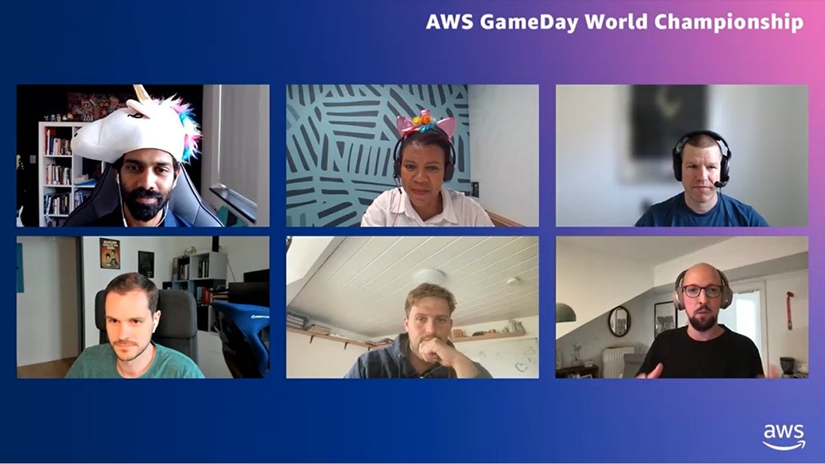 GunnarGrosch's tweet photo. One AWS Hero and three AWS Community Builders in one team at the fourth AWS GameDay World Championship!

https://t.co/Uts4lqMMfa

#aws #awsgameday #awscommunity https://t.co/B7BOaelzTm