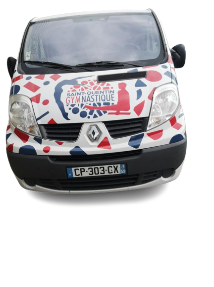 Notre minibus 🚐 a revêtu les couleurs du club pour cette nouvelle saison. Notre club sera identifiable lors des différents déplacements sur différents évènements.  #SaintQuentin  #TerredeJeux2024 #Office_02 #HautsdeFrance #gomypartner 🌐 saint-quentin-gymnastique.fr