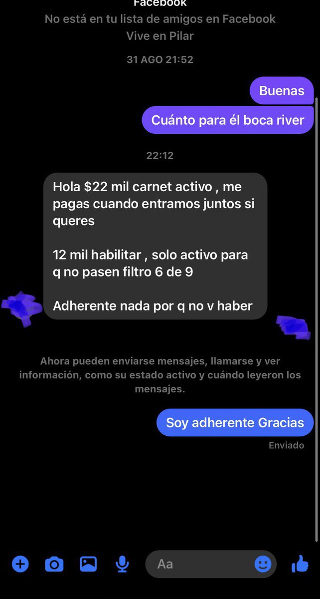anellogaby's tweet photo. Así se maneja el Departamento de Socios de Boca que encabeza @ChichoCosentino, avalado por @AmealJorgeAmor 
Ya el 31 de agosto vendían los pases para River https://t.co/WCcq8JtAUf