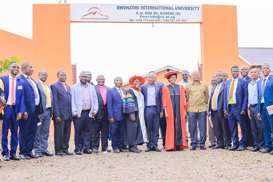 Group Photo with our Guest of Honour, State Minister for ICT, Hon. Kabyanga Godfrey