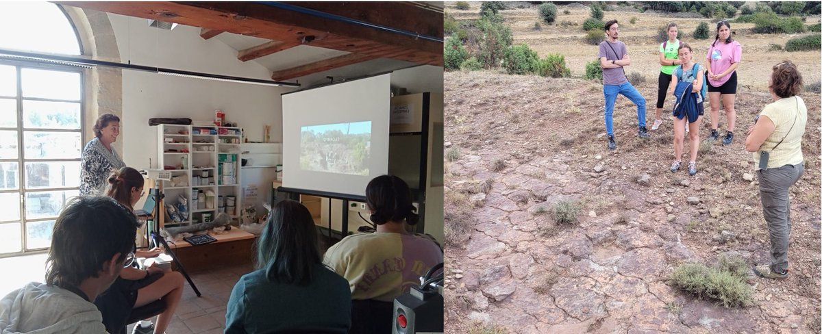 🧑‍🏫¡No paramos de aprender!
Esta semana se imparte en Morella un curso sobre Nuevas tecnologías aplicadas a la restauración de material paleontológico. Fátima Marcos, profesora de la Universidad Complutense de Madrid está acompañando a los restauradores en esta etapa.