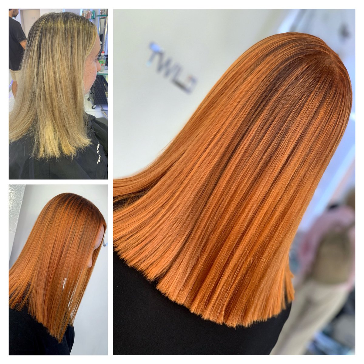 TwiloH's tweet image. | C o p p e r  G l o w |  We’re so here for these dazzling yet titillatingly rich and vibrant rustic tones for fall 🍁🍂

Hair coloured &amp;amp; cut by Hugo ♡︎

#LicenceToCreate  #AskForWella  #CopperGlow  #CopperCrush  #CopperDelight  #CopperHair  #CopperBlend  #TwiloStyled