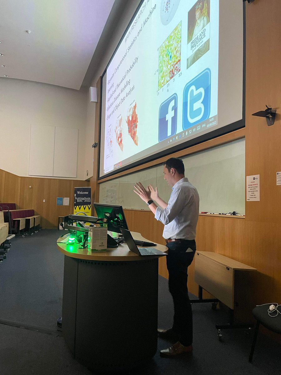 A huge thank you to <a href="/tkypraios/">Theo Kypraios</a> for speaking yesterday at RSC Nottingham 2022! We really enjoyed his talk on Latent branching trees and his enthusiastic welcome speech 🏹