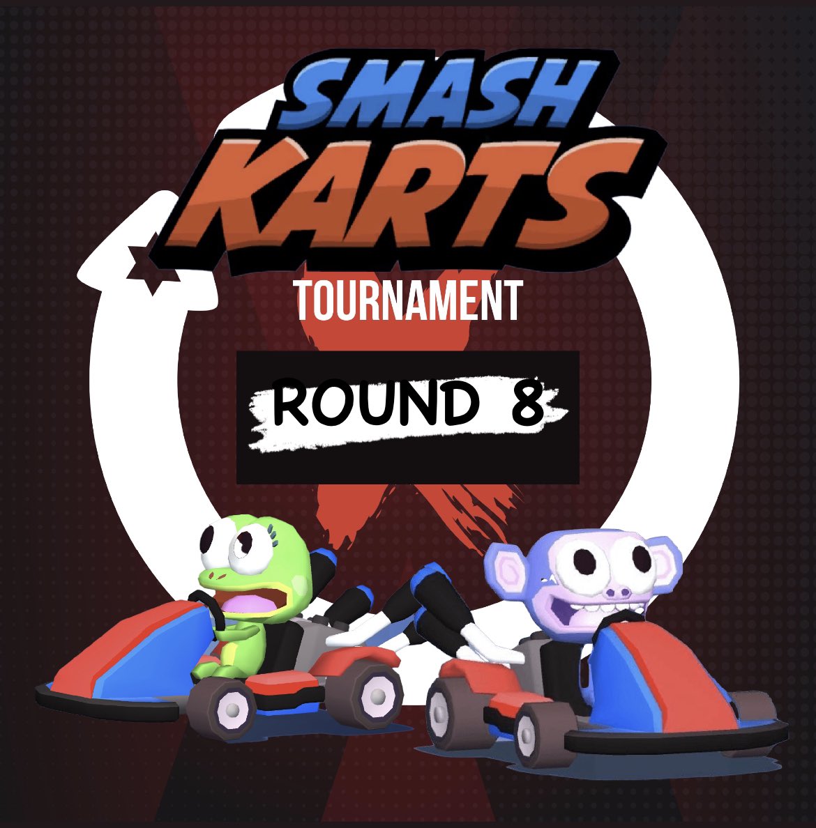 🚨Here we go again, Smash Karts Round 8! 

These have been a “smash” hit &amp; today will be no exception! Make sure you get warmed up cause these will only get bigger &amp; better😈 

discord.gg/x-fuera
