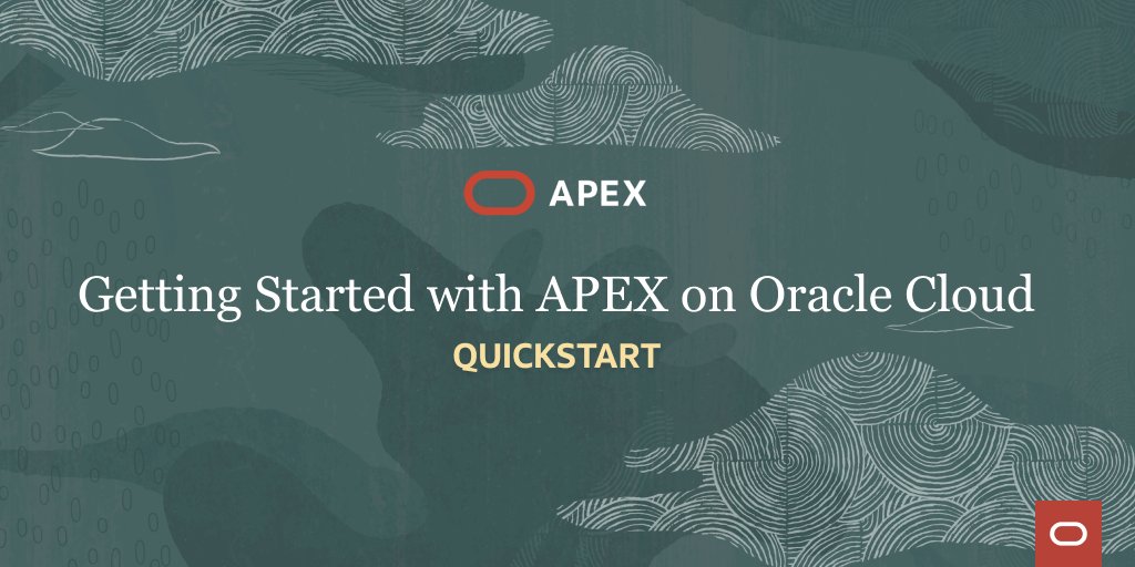 OracleAPEX's tweet image. ☁ Learn how to provision an APEX instance on Oracle Cloud in just a few clicks using a quickstart solution available on OCI Console

📍 social.ora.cl/6019MJ7Nd.

🎥 Demonstration video: social.ora.cl/6010MJ7Ne

#orclAPEX #LowCode #APEXService #AutonomousDatabase