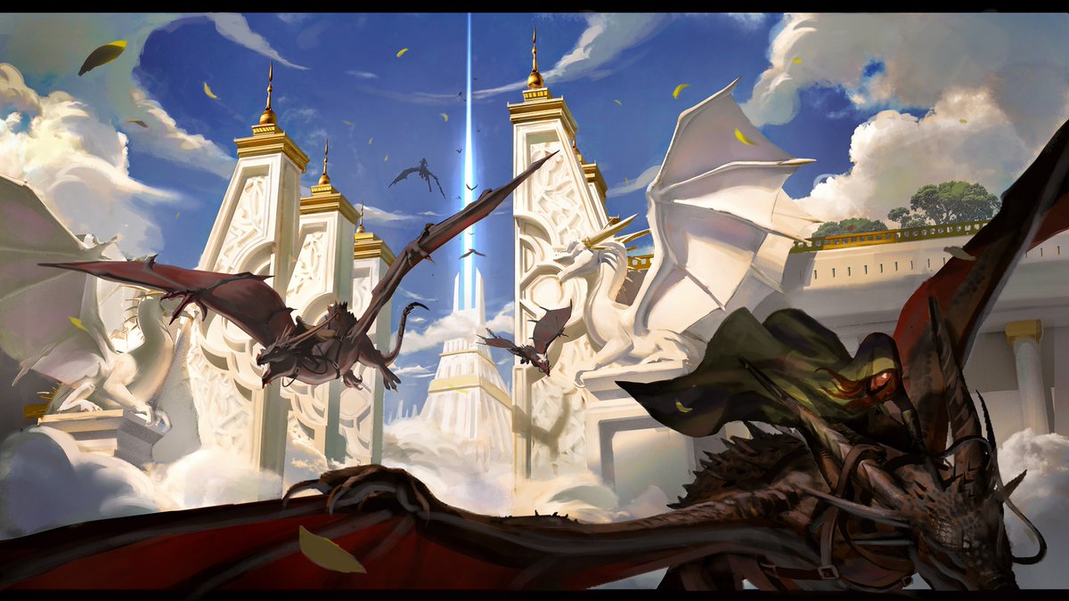 🔥 Making Of Sky Fort by Ying Ding 

Don't miss our new Live series with Ying Ding, concept artist at Ubisoft, coming soon on IAMAG Master Classes: https://t.co/H5ZRx6rJWe 