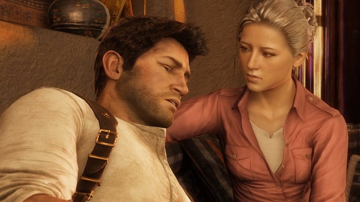 َ on X: nathan drake and elena fisher — uncharted 3: drake's