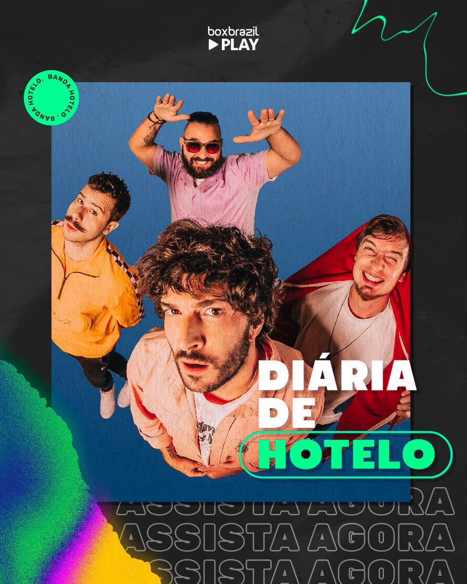 boxbrazilplay's tweet photo. A Banda Hotelo é composta por quatro paulistas que dividem a mesma casa, ficou curioso para saber como é o dia a dia deles? Venha conhecer a Banda Hotelo bem de pertinho! 😍

▶ Assista agora na Box Brazil Play!
#boxbrazilplay #produçãobrasileira #hotelo #diariadehotelo https://t.co/hxeKmQTZJa