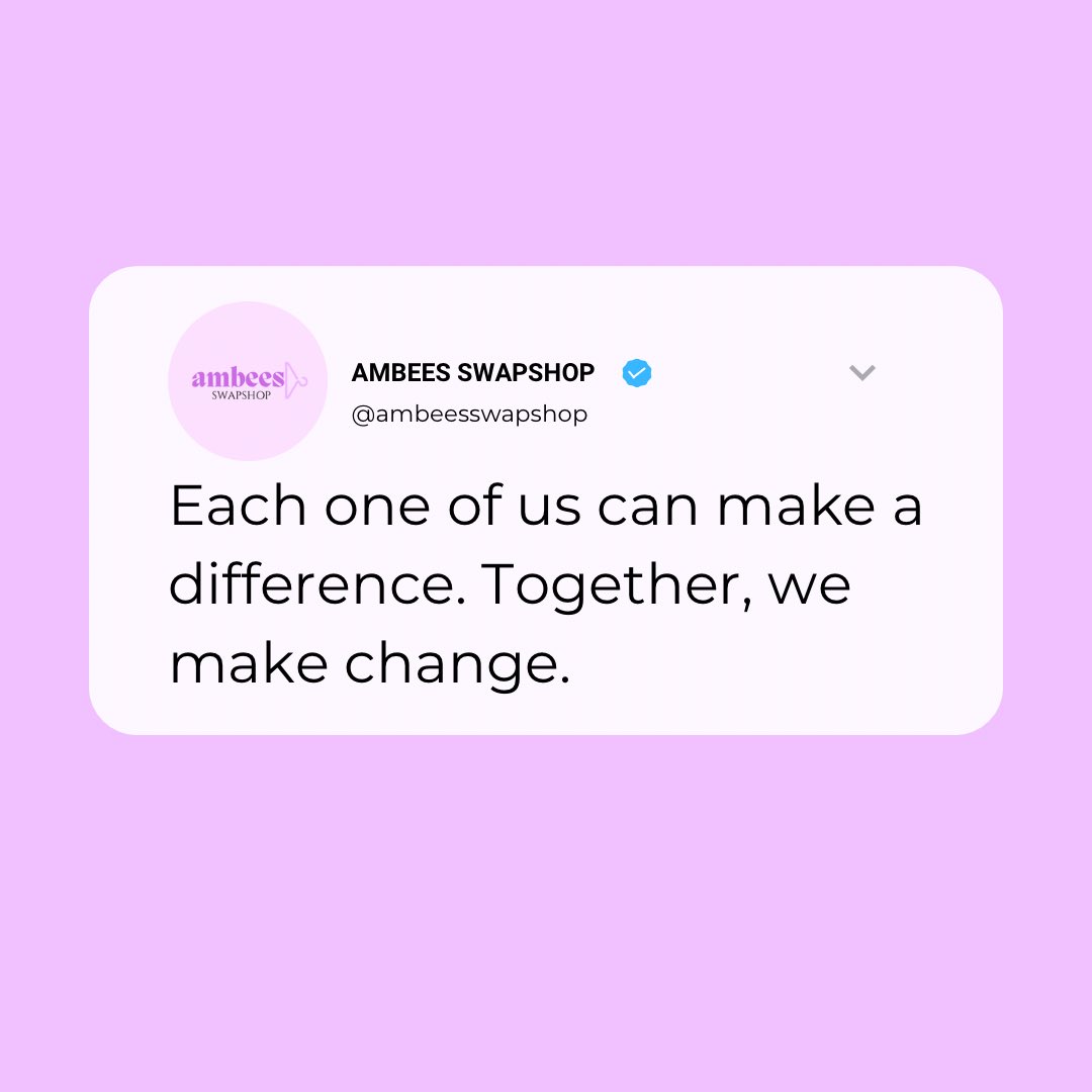 #AlwaysAmbees #SwapshopTeam 🤍♻️🐝👏🏻