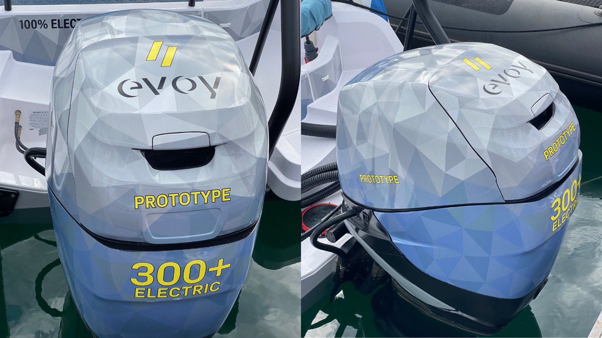 PoweredByEvoy's tweet photo. BIG NEWS!!We are so proud to finally announce the EVOY STORM 300+ HP OUTBOARD - the most powerful electric outboard ever put on water + 3 major partnerships!!! 🌞🔋🚤🎉

Read more details from the Press Conference at the @YachtingCannes  👉 https://t.co/4Pp3VqWfPl https://t.co/ZdZN5olPmu