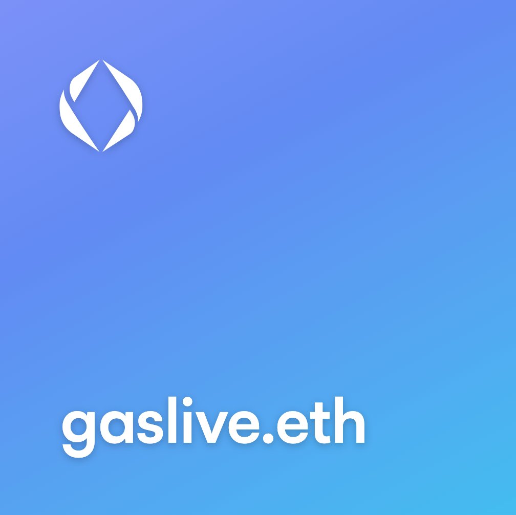 I own this ens and I have been thinking about how to increase its utility and I came up with something.
 
It would be AMAZING to match this ens avatar to a real-time graph of gas prices to check live prices directly through this nft

if you would like help me, please hit my DM