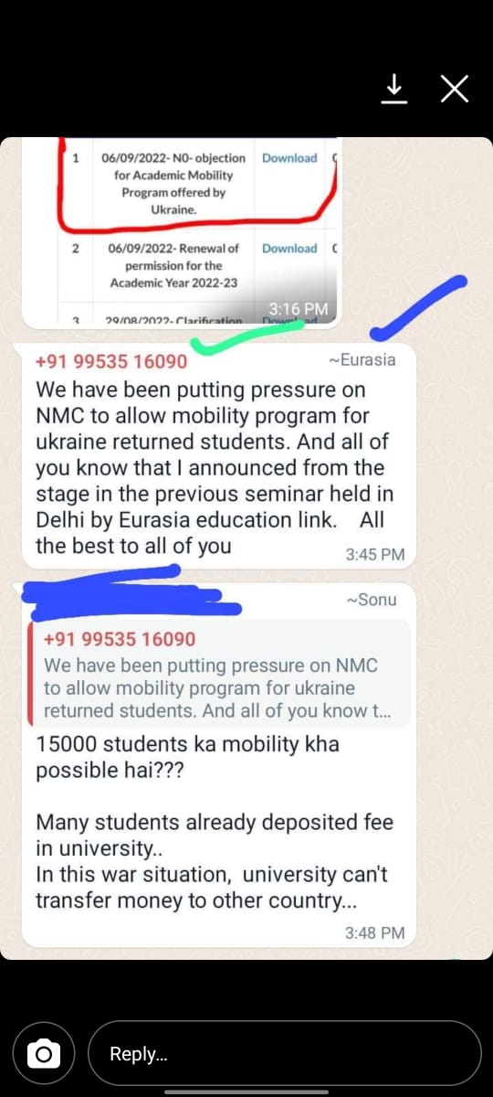 Dave_Sanatani's tweet photo. What @NMC_IND Understand That Agents &amp; Consultants Lobby R Playing T 20 Cricket Match With Ukraine Returned Students That Every Time NMC Comes In Support Of Agents &amp; Consultants Lobby?Why Every Time They Prove Themselves As Anti Students ? Why They Never Support FMG ? Corruption? https://t.co/4oPL9wmvut