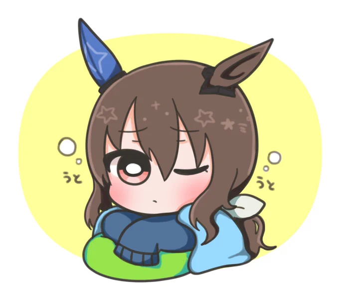 抗うアヤベさん 