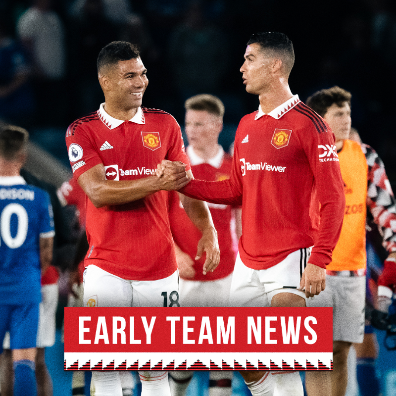 ManUtd's tweet photo. Will Erik shuffle the pack for our #UEL opener? 💭

🔎 Assessing United's options for Thursday... 

#MUFC