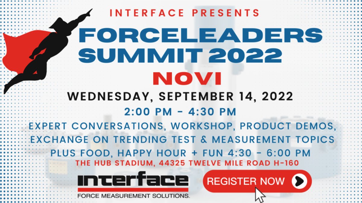 SensorSource's tweet photo. Join Interface, Inc. and Stress Analysis Services for a special event on Sept 14 at The HUB Stadium. We are hosting Interface’s ForceLeaders Summit + Happy Hour. Register here: https://t.co/VIE7JF2i5K #ForceLeaders #testandmeasurement #InterfaceEvent #Novi https://t.co/qiiy3MEPi4