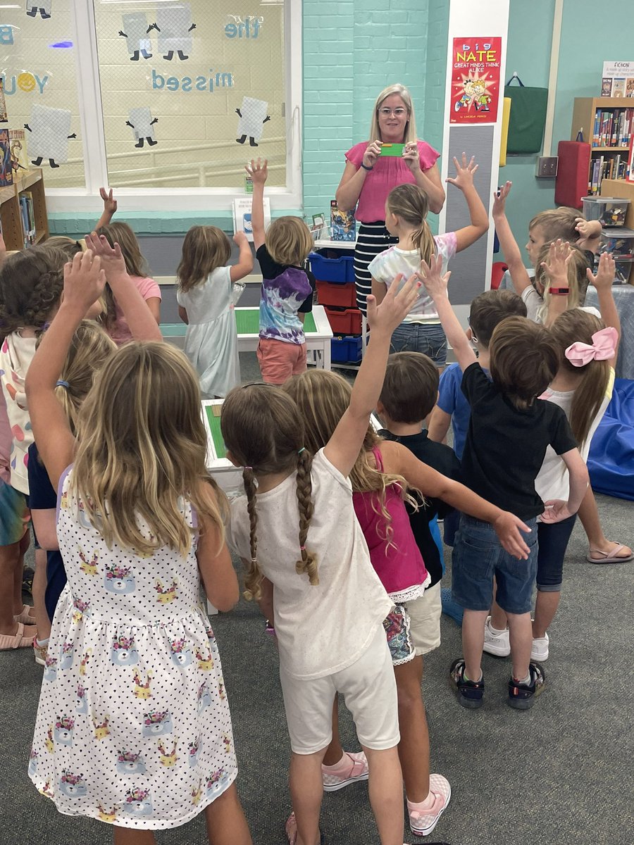 Kindergarten Learners are ready to climb aboard the Library Train with <a href="/KristinBazemore/">Books with Mrs. Bazemore</a> !! <a href="/CBElementary/">CB Elementary School</a> <a href="/KefLauren/">Lauren Kef</a> #5StarDifference #ClearVisionFullHeartsBrightFutures