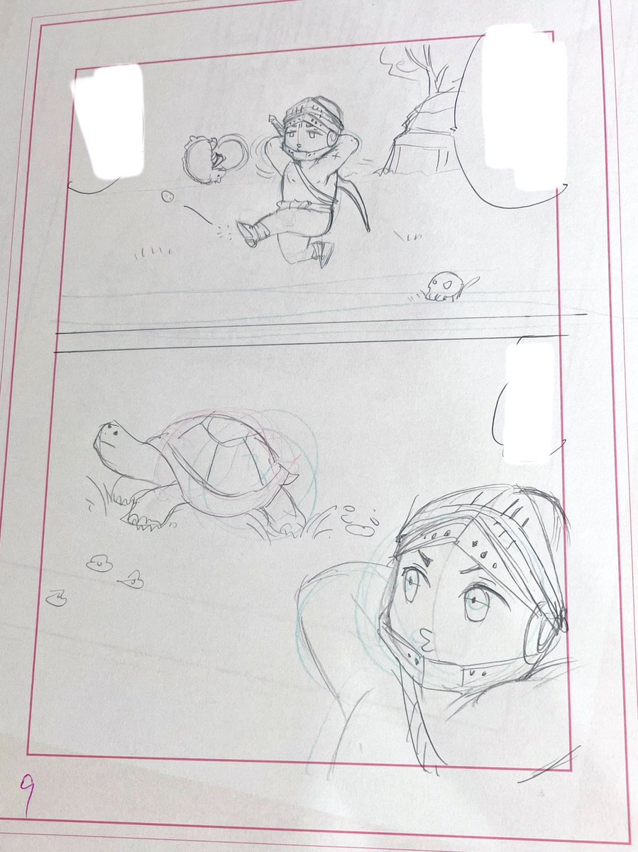 エデデ本原稿、A5メモリコピーして下書き描いて、その紙をA4原稿に2枚はっつけてトレース清書する戦法で進めてる
製本A5で600dpi以上のサイズでスキャンするからサイズ問題は大丈夫だし、実際の本になった時の見開き配置だからバランス見つつ描きこめるし時短になっていい感じ 