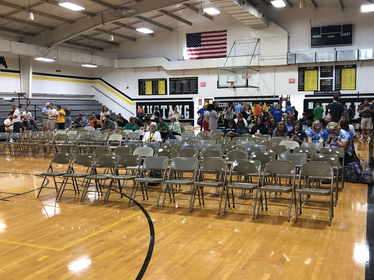 Mandery's tweet photo. Today’s #EMotivation seems appropriate as @esu6pd hosts #BRC22 at @mcjmustangs for some continuous learning that includes educators from five area schools. Wooohooo! #emwolves https://t.co/ouyyLhKhEO