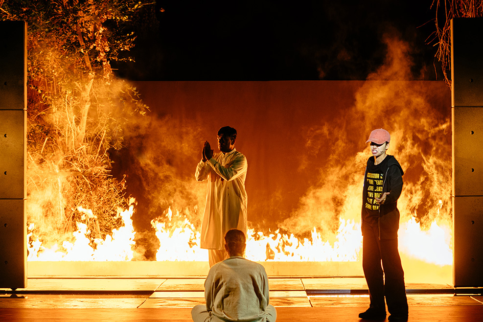 OpenAirTheatre's tweet photo. FIRST LOOK 👀🎭

Take a sneak peek at our production of #Antigone as Inua Ellams' blistering re-telling rounds off our season. 

Full gallery: https://t.co/v97ob5dNvr

📸 Helen Murray https://t.co/xxBXkxMMl9