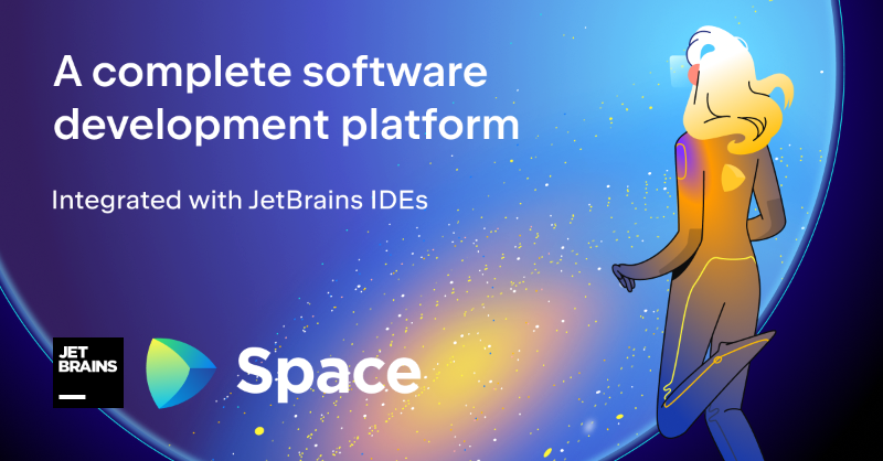 jetbrains's tweet photo. With Space, you'll have everything you need to develop software. Host Git repos, review code, automate CI/CD, store packages, manage issues, use chats, schedule meetings, and create checklists. Sign up for a free cloud plan with unlimited users.