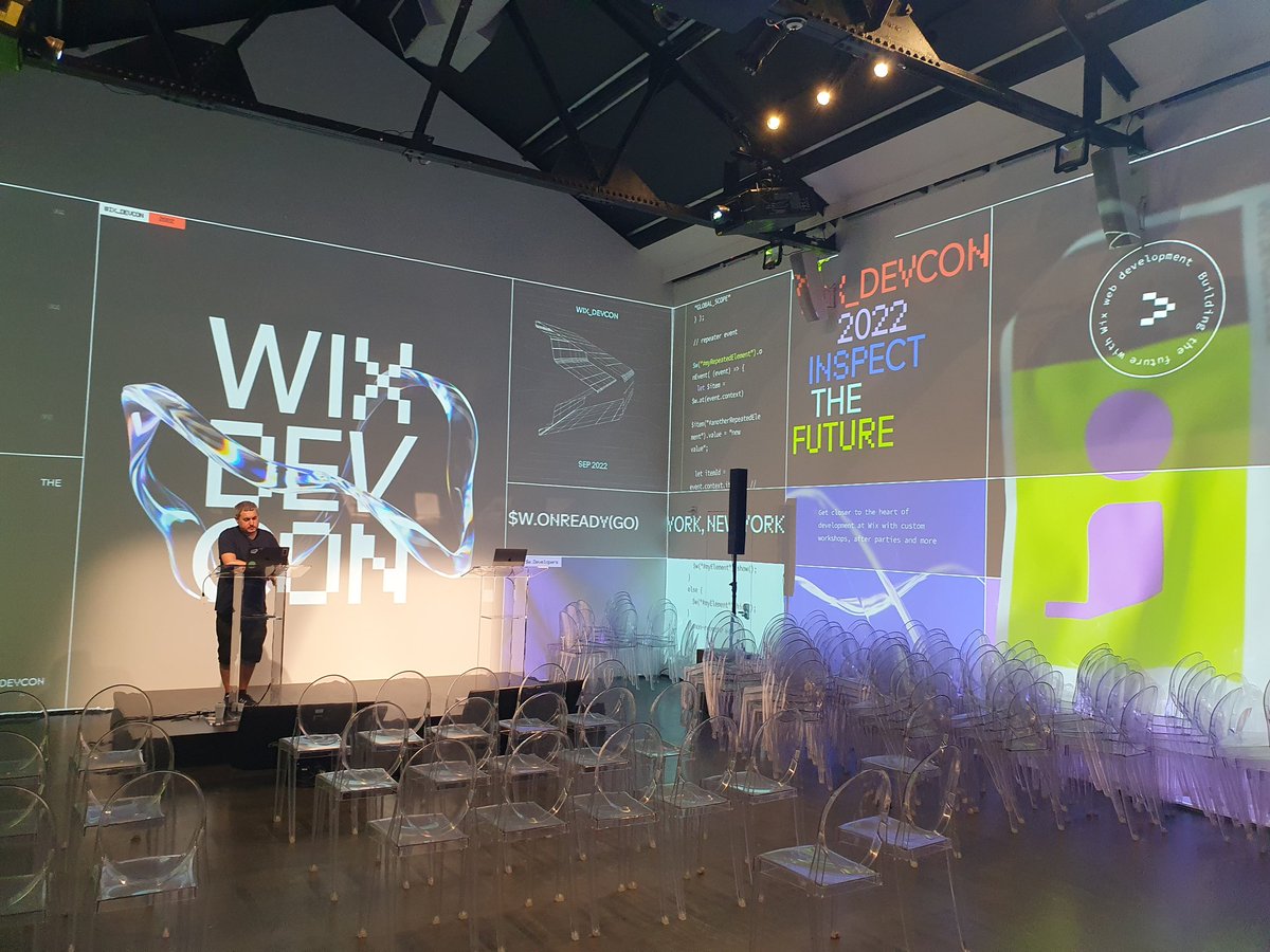 yoavabrahami's tweet image. Getting ready #wixdevcon2022