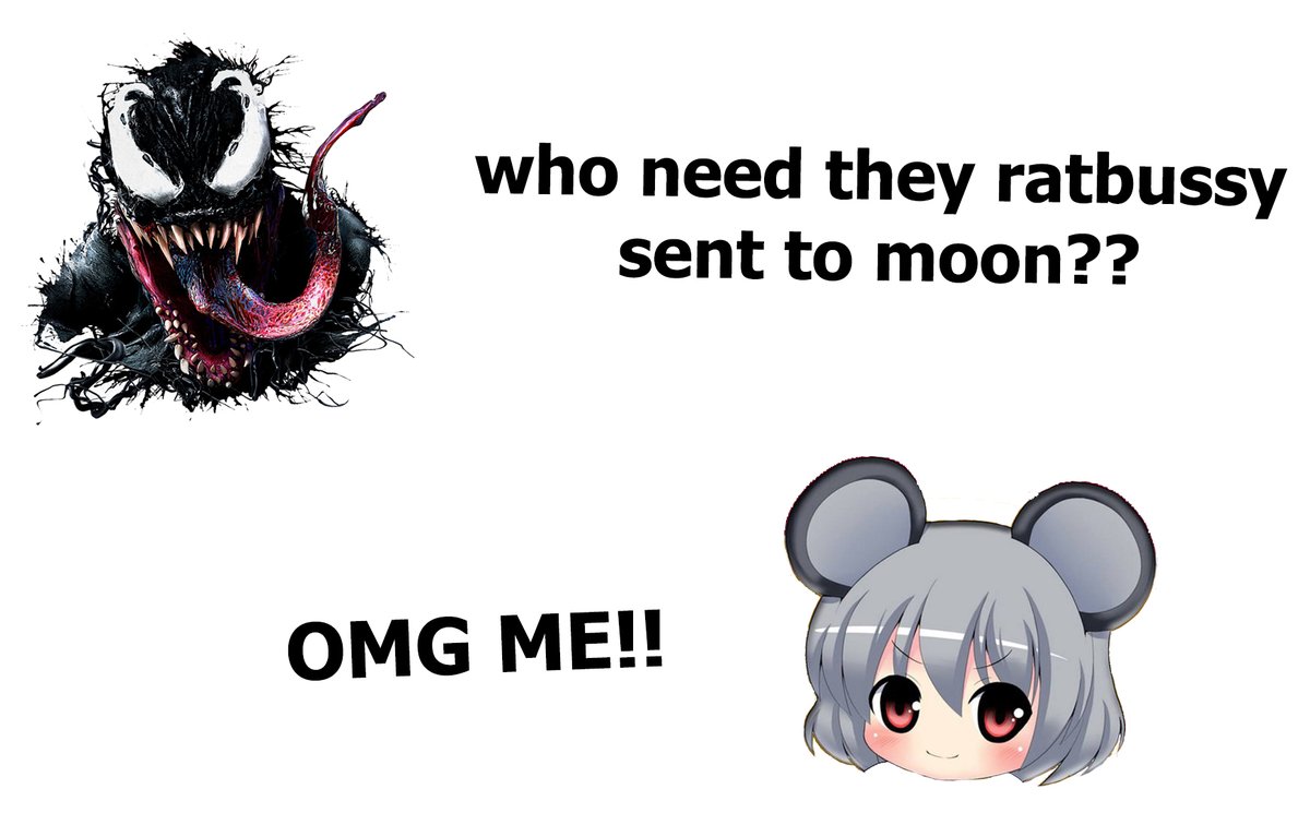 RatGirlBSC's tweet photo. @VenomCrypto_ you the man!! LFG
#RatGirl #BSC #BSCGemsAlert #CZ #BSCMOONSHOT #100xgem #BSc_Trend #RatToken https://t.co/Htpbi1ejSB