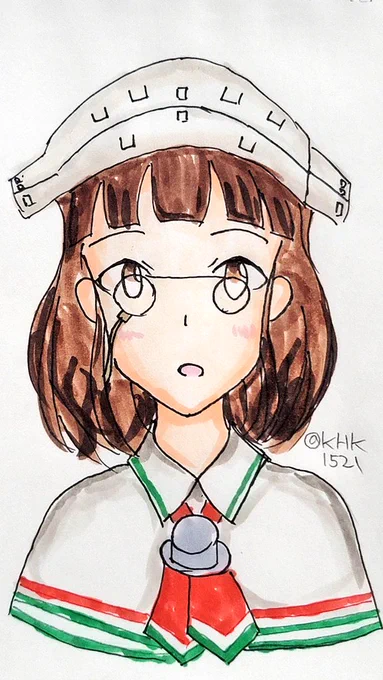 ローマさん#艦これ版深夜の真剣お絵描き60分一本勝負#艦これ版真剣お絵描き60分一本勝負_20220906 