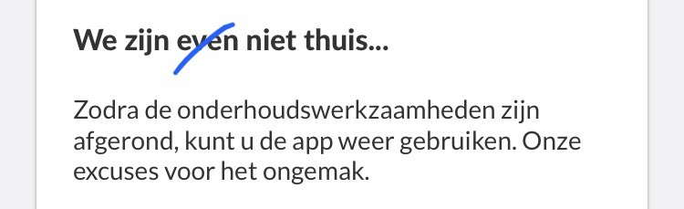 karin_dijk's tweet photo. Hoe lang moet het duren #Essent voordat de app het weer doet?! 😒 https://t.co/VhrOWAXfIT