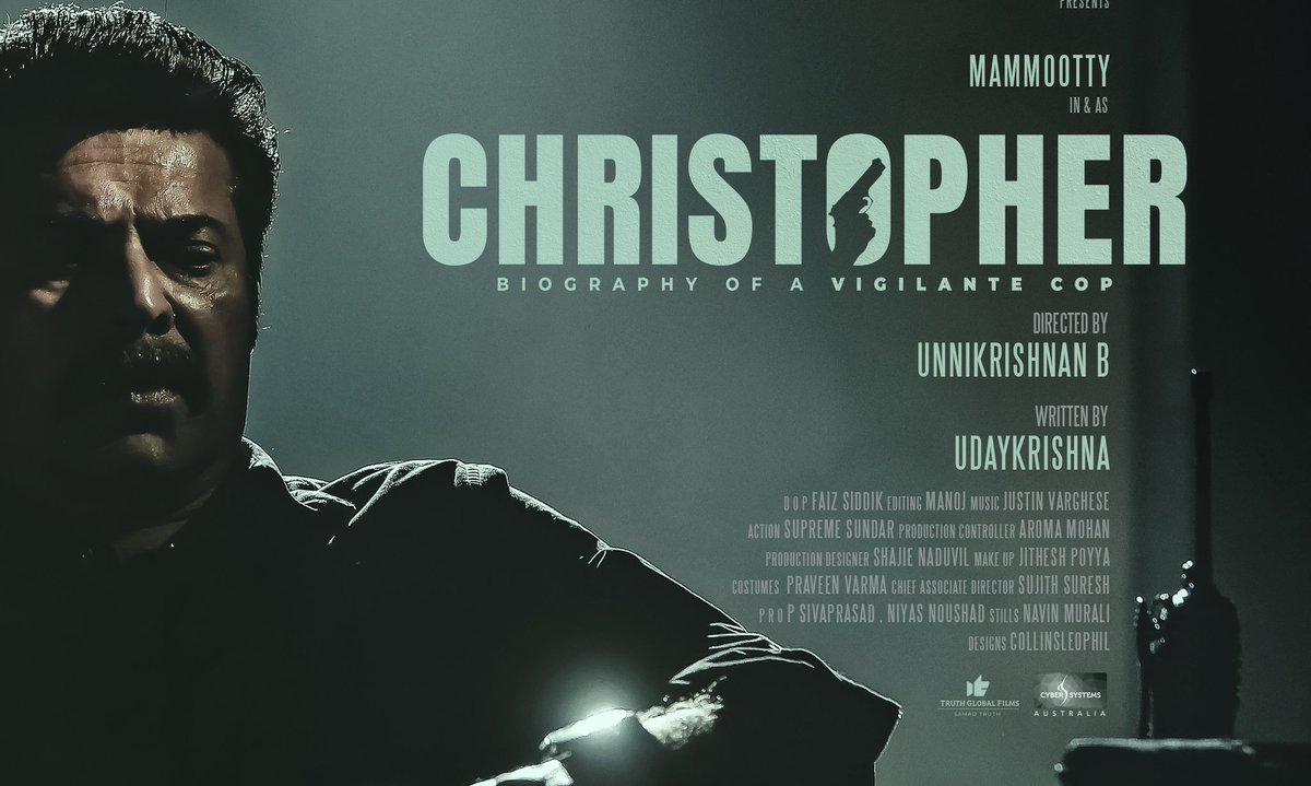 U4Cinema's tweet photo. Here Is The First Look Poster Of @mammukka - @unnikrishnanb team's #Christopher... Superb One 🔥
#Mammootty #ChristopherFL #ChristopherFirstLook https://t.co/lM8CHp4hdW