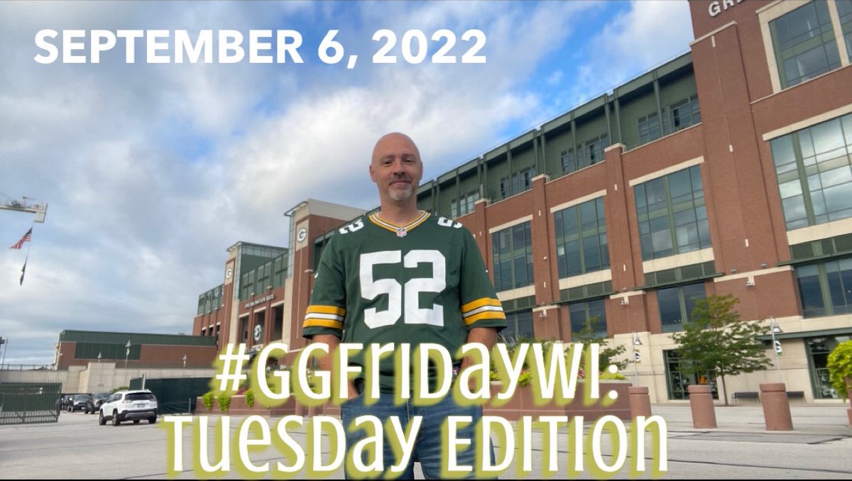 GBPlitz's tweet photo. It’s time for #GGFridayWI work week! #GoPackGo #TuesdayEdition https://t.co/cJyWRgHQm2