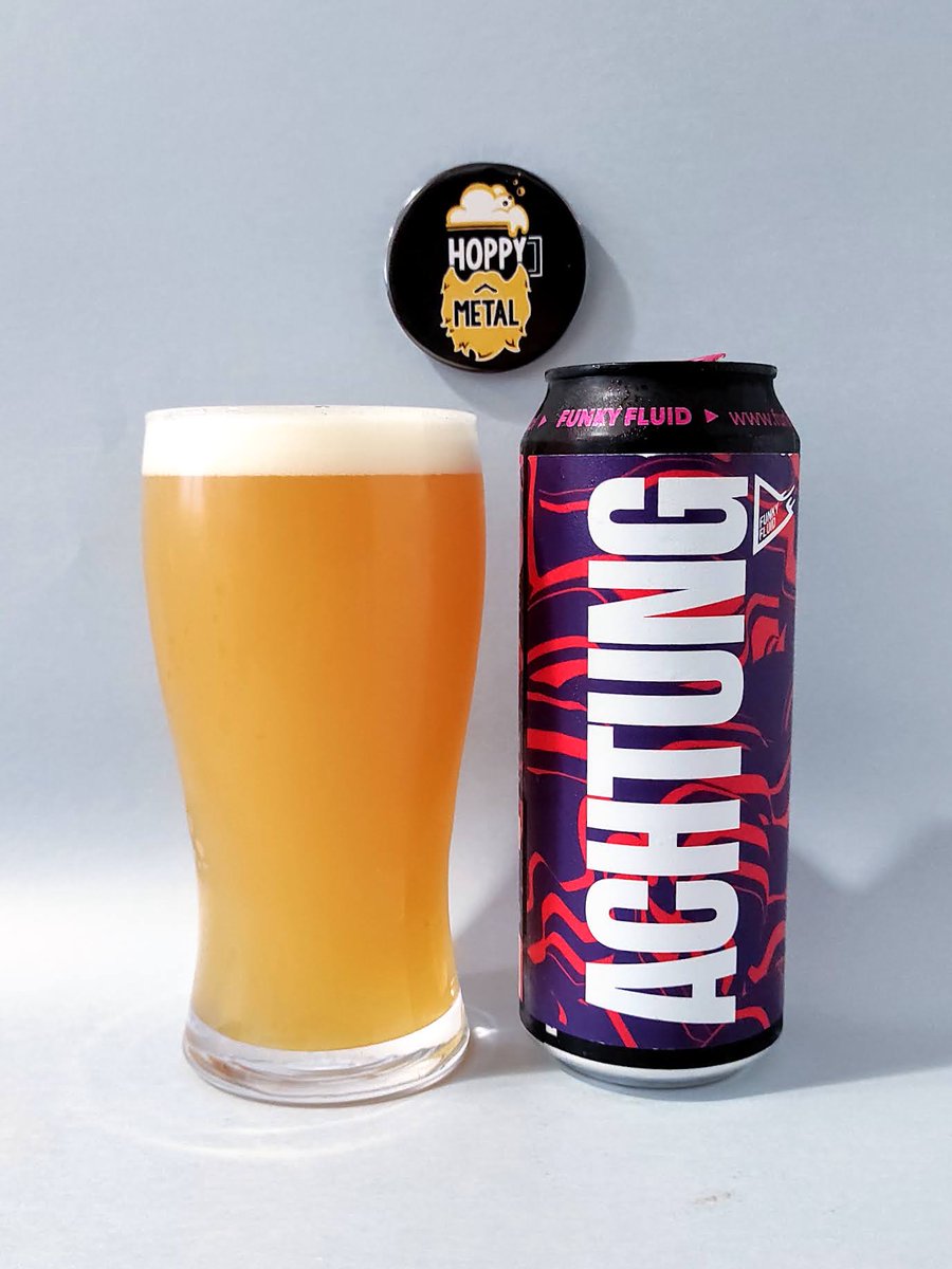 HoppyMetal's tweet photo. 🍺 Achtung
🏭 Funky Fluid
📜 Hazy IPA
⚗️ 6.5%
👊 - IBU
🌟 4.0/5 🌟
👉 Una Hazy IPA con lúpulo Sabro que saca su perfil más afrutado y herbal. A través de sus notas a naranja y coco, sobresale un amargor entre herbal y floral.
🌐 https://t.co/Ctw1FUB9md https://t.co/30CNLhu844