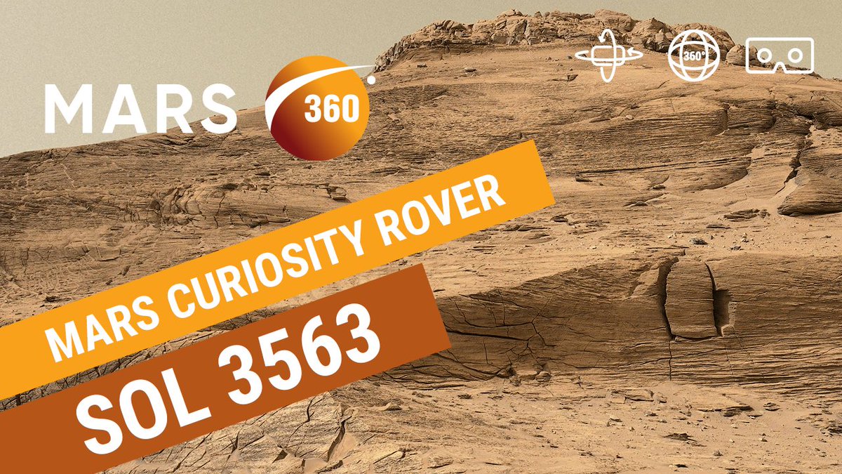 360pano's tweet photo. This is such a cool view! NASA's Mars Curiosity Rover Sol 3563 (August 14, 2022)
π¬ 360VR video 8K: https://t.co/GTdgS3i6hX
π 360VR photo 30K: https://t.co/iIAB7ZAHxa
Source images credit: NASA / JPL-Caltech / MSSS / https://t.co/zkt9b4bFI6
#Mars360 #Video360 #360VR #Sol3563 https://t.co/ZO1BbSjee9