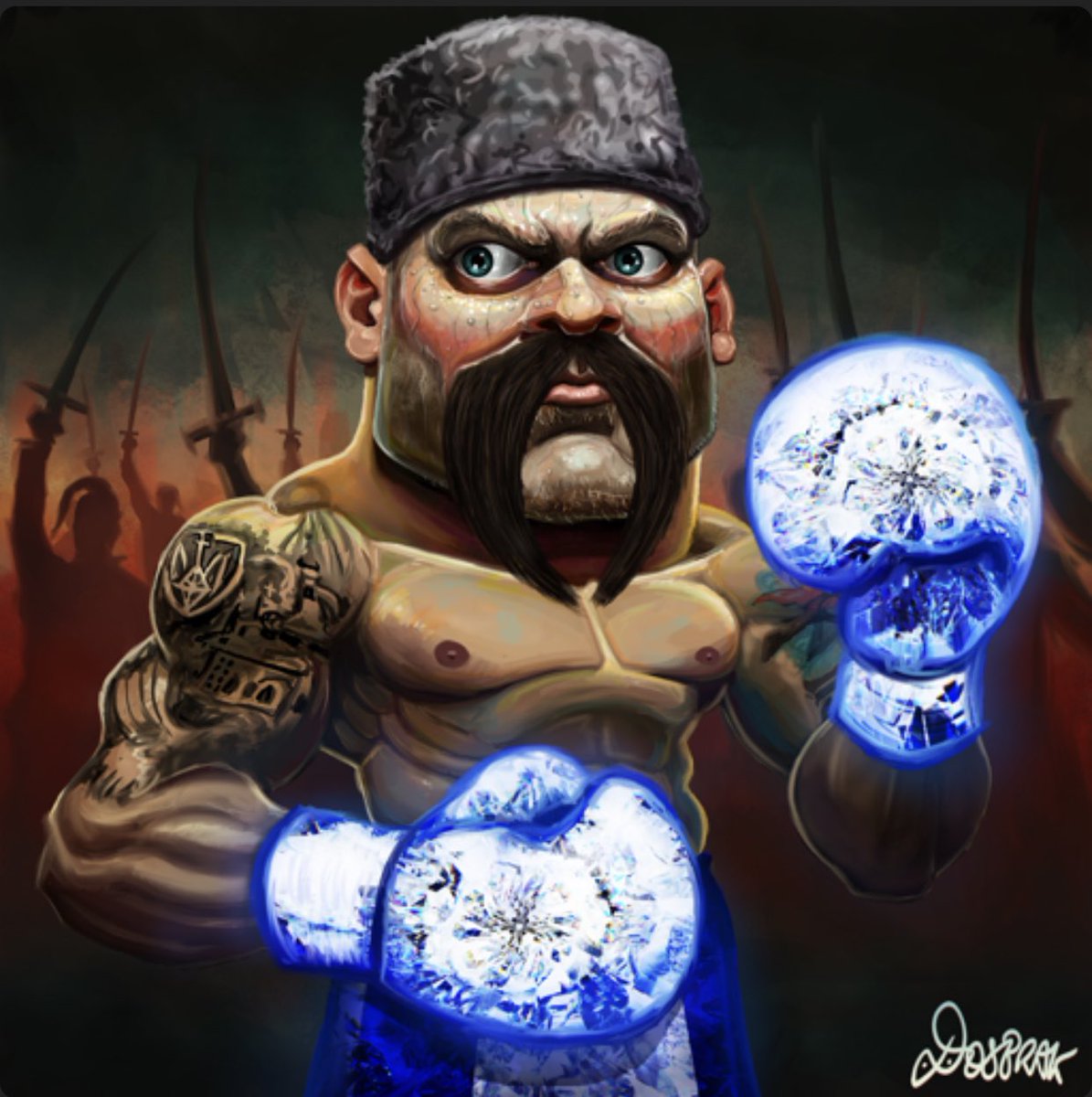 DreadPiratesRob's tweet photo. @KyleBrandt I just saw your videos about Ukraine Football on the @nflnetwork, truly amazing and touching story! @usykaa The heavyweight world champion of the world just did a NFT drop with @Blockassetco @BlockassetHub @dosbrak 100% of all proceeds were donated to support humanity in Ukraine https://t.co/v1J3AKPEAe
