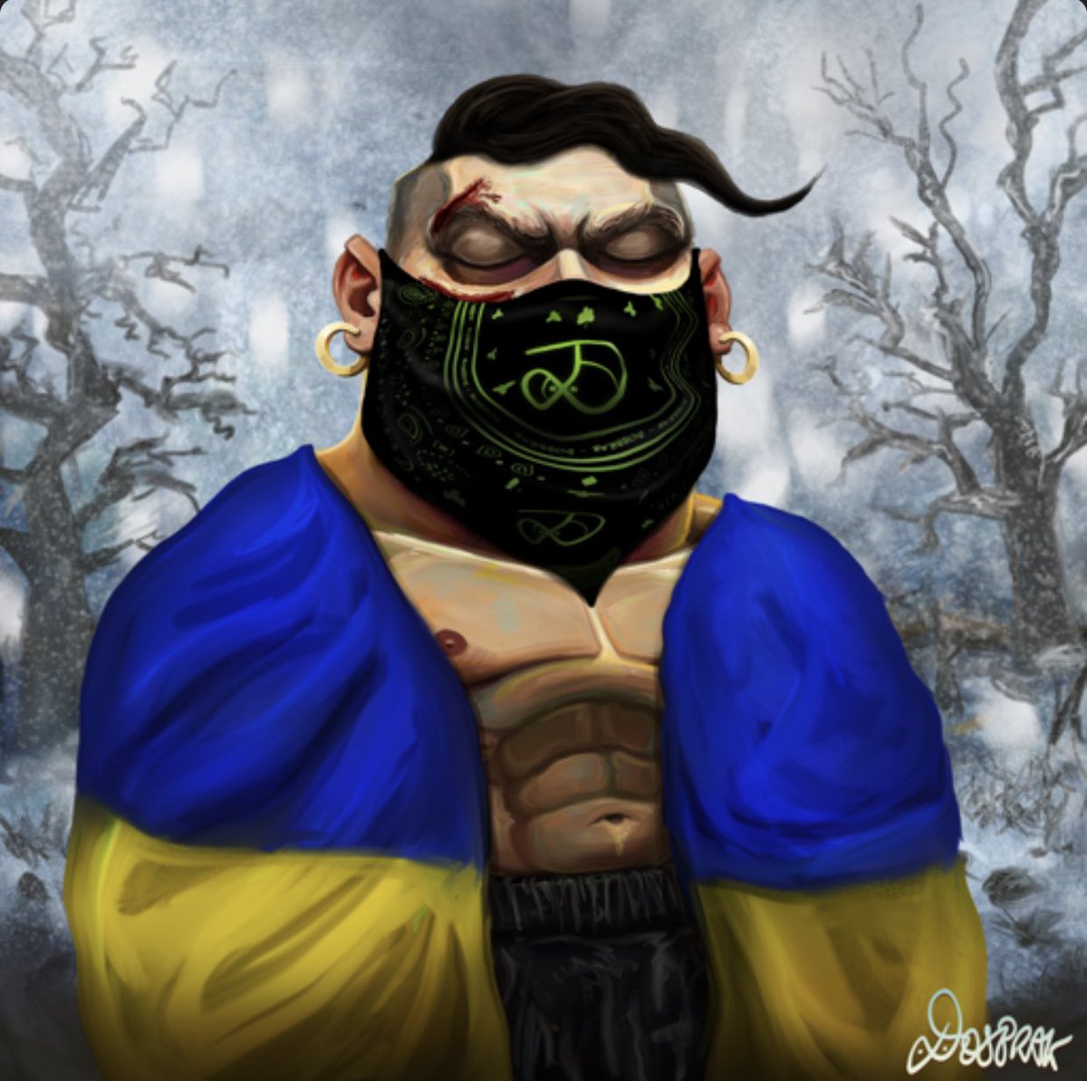 DreadPiratesRob's tweet photo. @KyleBrandt I just saw your videos about Ukraine Football on the @nflnetwork, truly amazing and touching story! @usykaa The heavyweight world champion of the world just did a NFT drop with @Blockassetco @BlockassetHub @dosbrak 100% of all proceeds were donated to support humanity in Ukraine https://t.co/v1J3AKPEAe