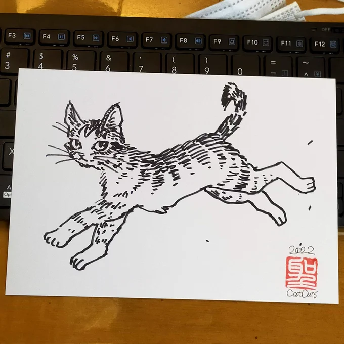 BOOTHで投げ銭のブーストして本買って下さった方へのお礼のマーカーイラスト描きました。
ありがとうございます。 
