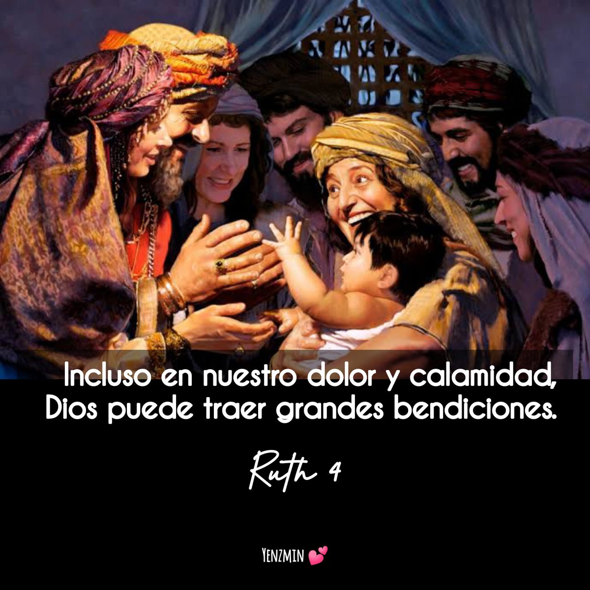 zona91ja's tweet photo. Sé como Noemí y no le des la espalda a Dios cuando sucedan tragedias. En lugar de preguntar: "¿Cómo pudo Dios permitir que me pasara esto a mí?" confía en Él. Él estará contigo en los momentos difíciles #rpsp #ReavivadosPorSuPalabra https://t.co/ShE5XBlbDT
