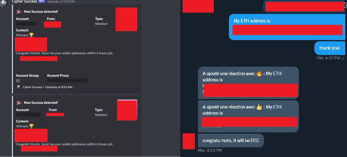 CipherWin's tweet image. Success by Gittarackur