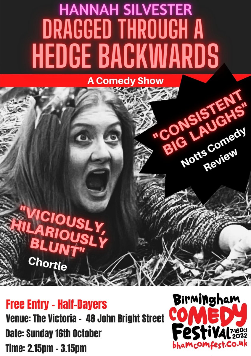 Oh my god! I'm doing a show. I also just had eye surgery.