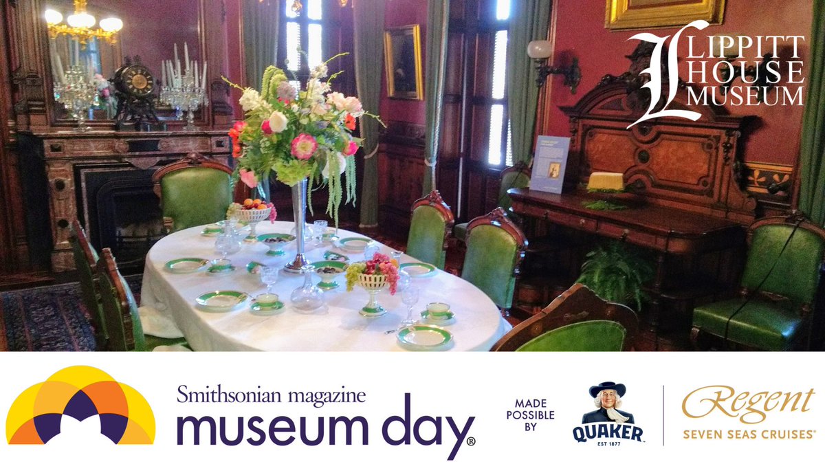 Smithsonian Museum Day is September 17! A chance to attend Lippitt House Museum's Open House and see this spectacular Victorian House in person.
This event is free. Tickets are going fast, so reserve yours soon: 
tinyurl.com/26rhk97k
#MuseumDay