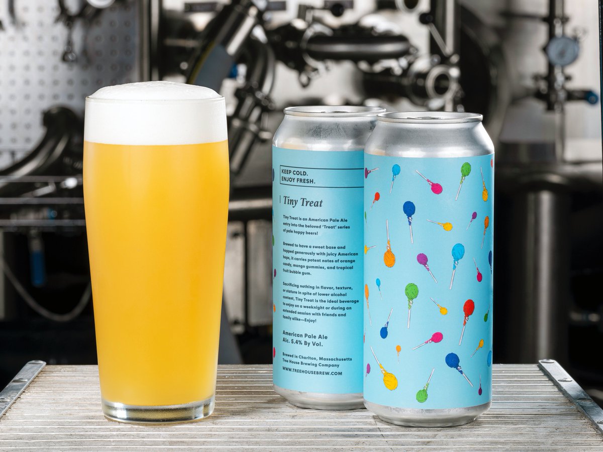 TreeHouseBrewCo's tweet image. Tiny Treat, big flavor. 

#palealeislife #sessionbeer #candiedhops

🍊🍭🍊🍭🍊🍭🍊🍭

We are going to do our best to brighten your day today.

treehousebrew.com