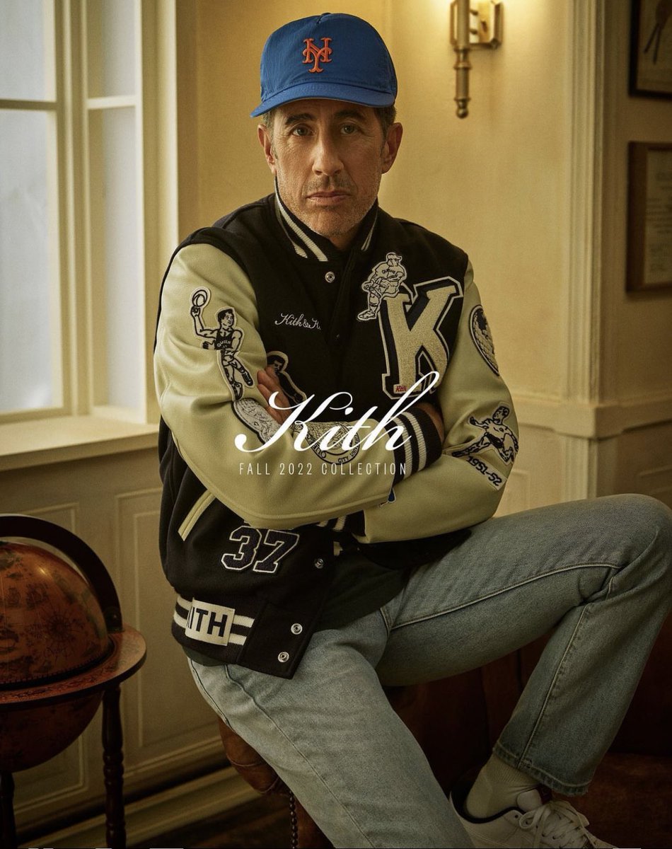 StreetFashion01's tweet photo. Jerry Seinfeld for KITH! https://t.co/dKkhdYI7hh