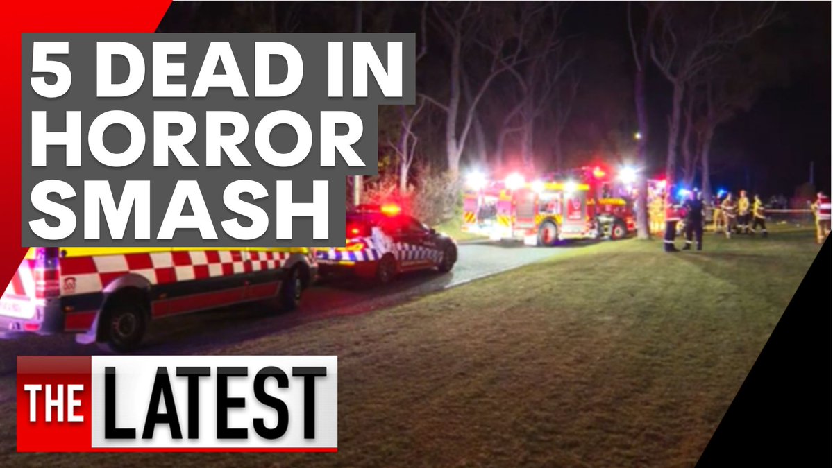 Five people have died in a horror single-vehicle crash in Picton, southwest of Sydney. @amberlaidler7 reports. youtu.be/77KjUKzj4Ec #TheLatest #7NEWS