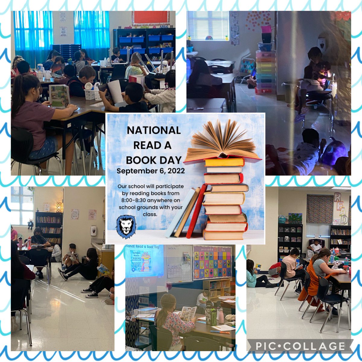 mrstrevinoLL's tweet photo. Today for national read a book day @NISDLieck @nisdelemelar https://t.co/jdyKByW6rH