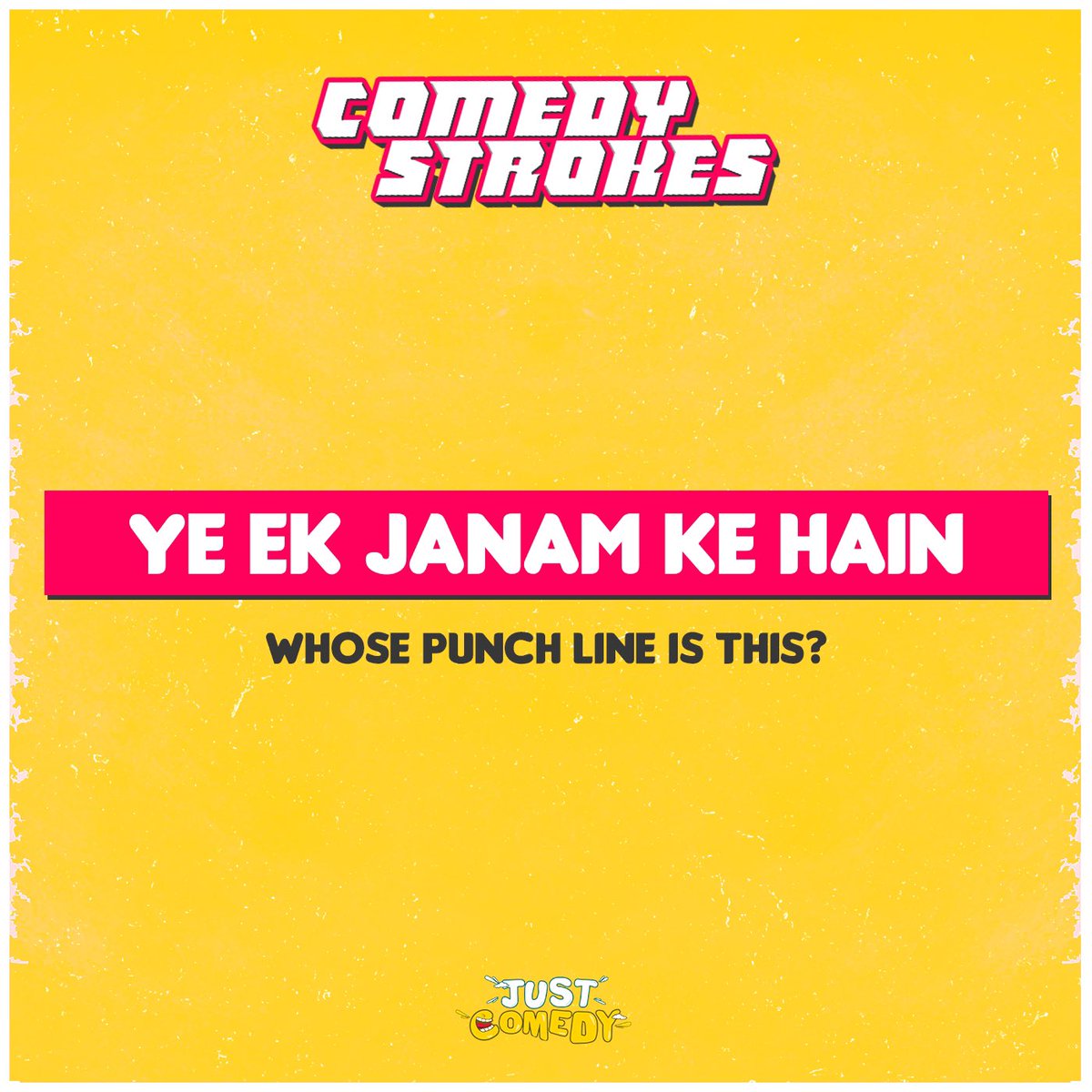 justcomedyfest's tweet photo. Hey all the Comedy Fans, guess the comedian behind this legend stroke and test how big fan of comedy you are😍
.
.
.
#comedy #comedyvideos #punchline #comedystrokes #funny #comedian #lol #standupcomedy #standup #laugh #laughter #laughter #funnyvideos #bassi #rahuldua #zakhirkhan https://t.co/5nLNK1bTfG