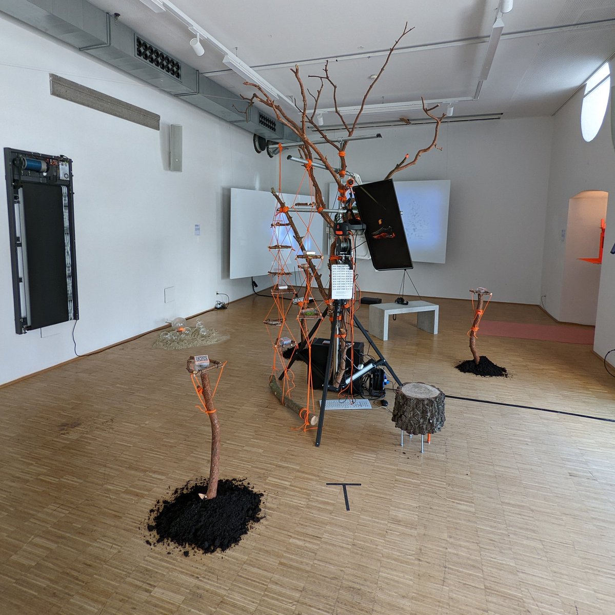 Almost ready for the opening of the @designandcomp exhibition at <a href="/ArsElectronica/">Ars Electronica</a> tomorrow. 🥰

Be part of our performance. Happening daily from 16:00 to 19:00 o'clock.

#arselectronica22