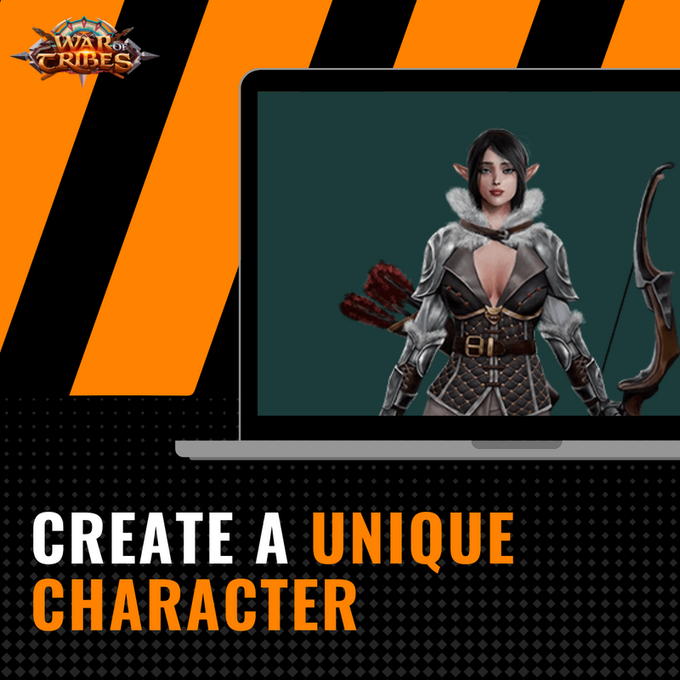 waroftribesgame's tweet photo. 🤩 WoT allows you to personalize your character the way you wish! 

Select one of the four available races and pick your class to start playing. Collect NFT items along with the gameplay and make your character your own! 🙌 https://t.co/WXhzifYnbe