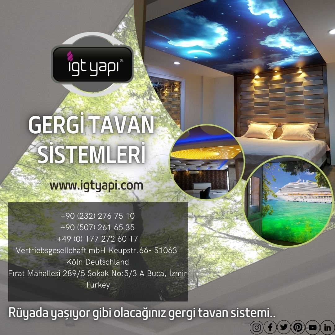 igtyapi's tweet photo. Siz sadece hayal edin. Onu gerçeğe dönüştürmek bizim işimiz.
+90 (232) 276 75 10
+90 (507) 261 65 35
+49 (0) 177 272 60 17
📌Vertriebsgesellchaft mbH Keupstr.66- 51063
Köln Deutschland
📌Fırat Mahallesi 289/5 Sokak No:5/3 A Buca, İzmir
Turkey
🖥️https://t.co/xjBmTJJIsT
#gergitavan https://t.co/DPOVJOeG6C