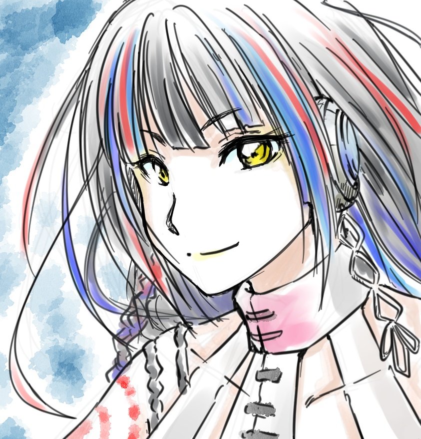 「→そんな訳でその繋がりの小枝の先でその魅力の力添えに慣れればと拙い絵描きが観測し」|OGA-SAN🔭🎸🎨観測結束絵描き垢のイラスト