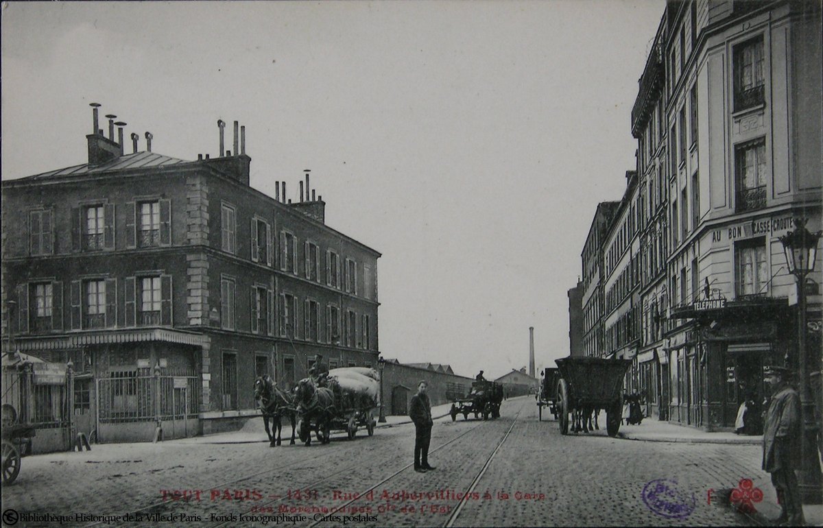 BibHavel's tweet photo. [Chapnum animale]  Rue d'Aubervilliers, au bout du pont Riquet. Rien n'a changé, ou presque, à part le mode de transport !

https://t.co/SsGa0w5ZhO

#Chapnum #Chapellenumérique @BibParis @bibhistorique @marie18paris  #Animaux #Automnedelascience https://t.co/qkTaQuBmfk
